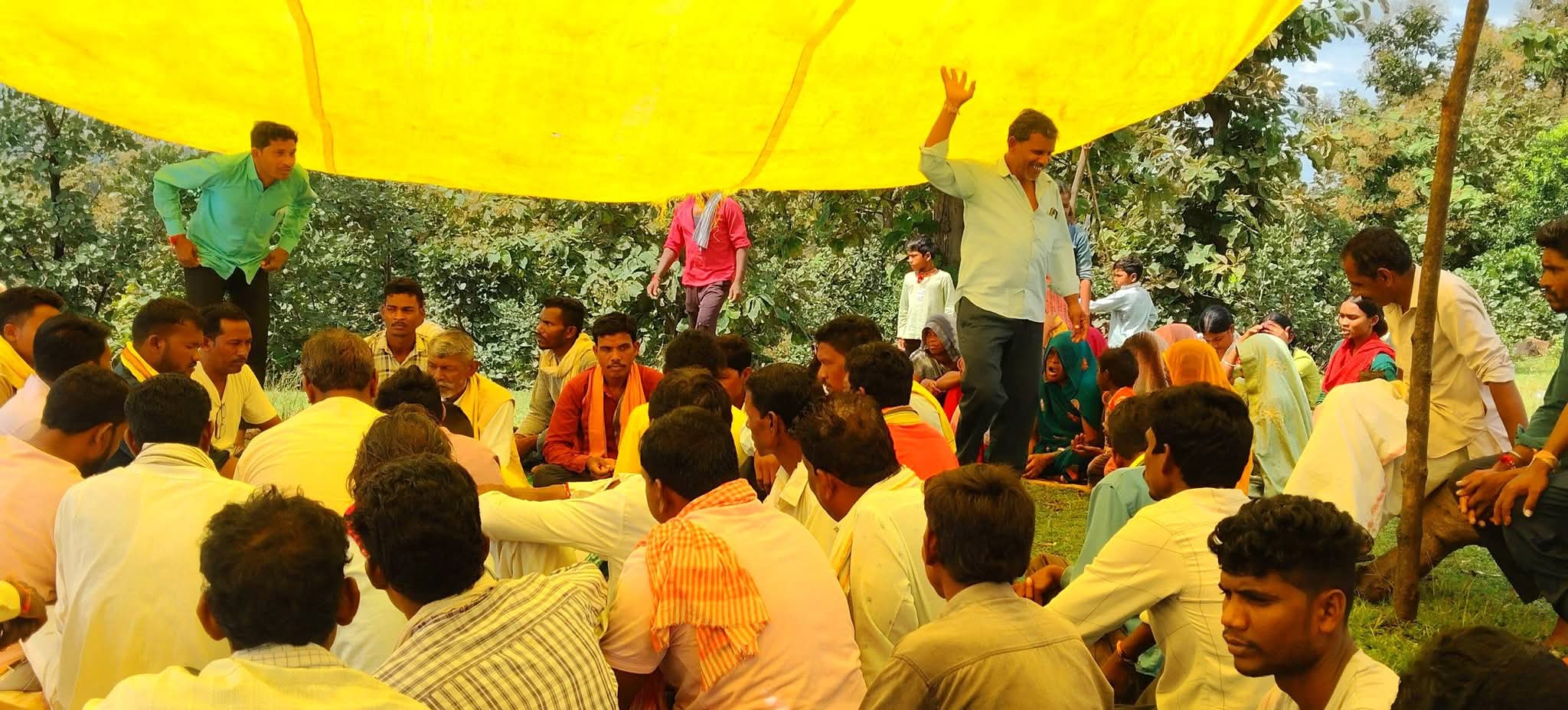 खातेगांव तहसील के ग्राम श्रीनगर झिरनिया में कुपार लिंगो बाबा के अनावरण को लेकर बैठक संपन्न