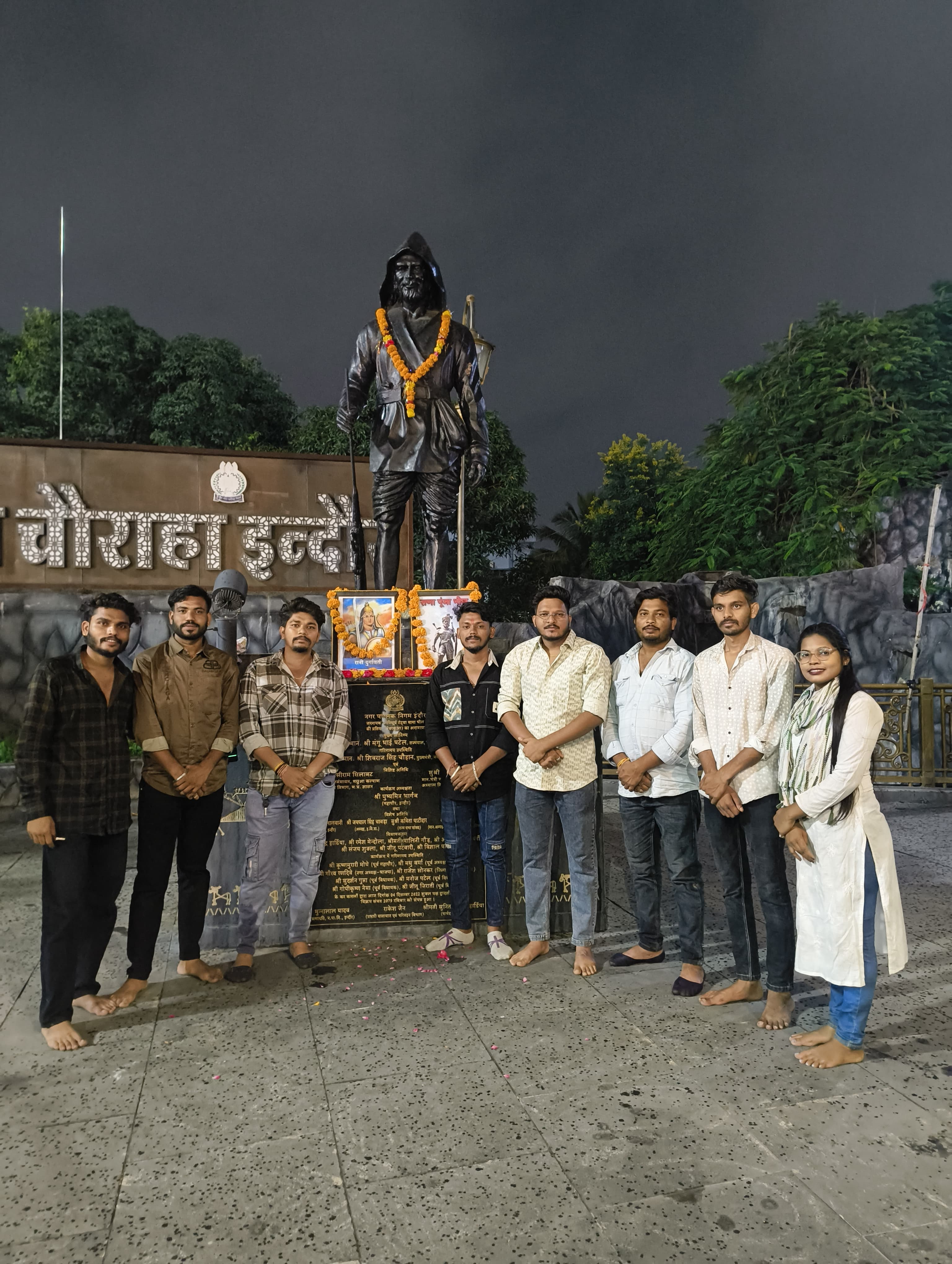 गोंडवाना की वीरांगना रानी दुर्गावती मडावी व शहीद राणा पूंजा भील की जयंती पर कार्यक्रम आयोजित।