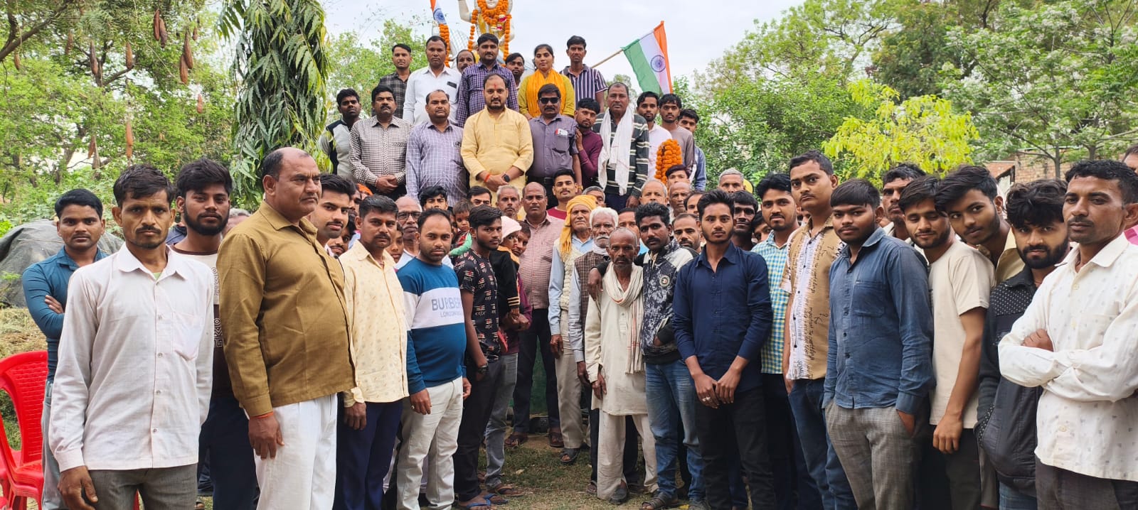 वीरांगना रानी अवंतीबाई लोधी का बलिदान दिवस अमरोली रतनपुर में श्रद्धा के साथ मनाया