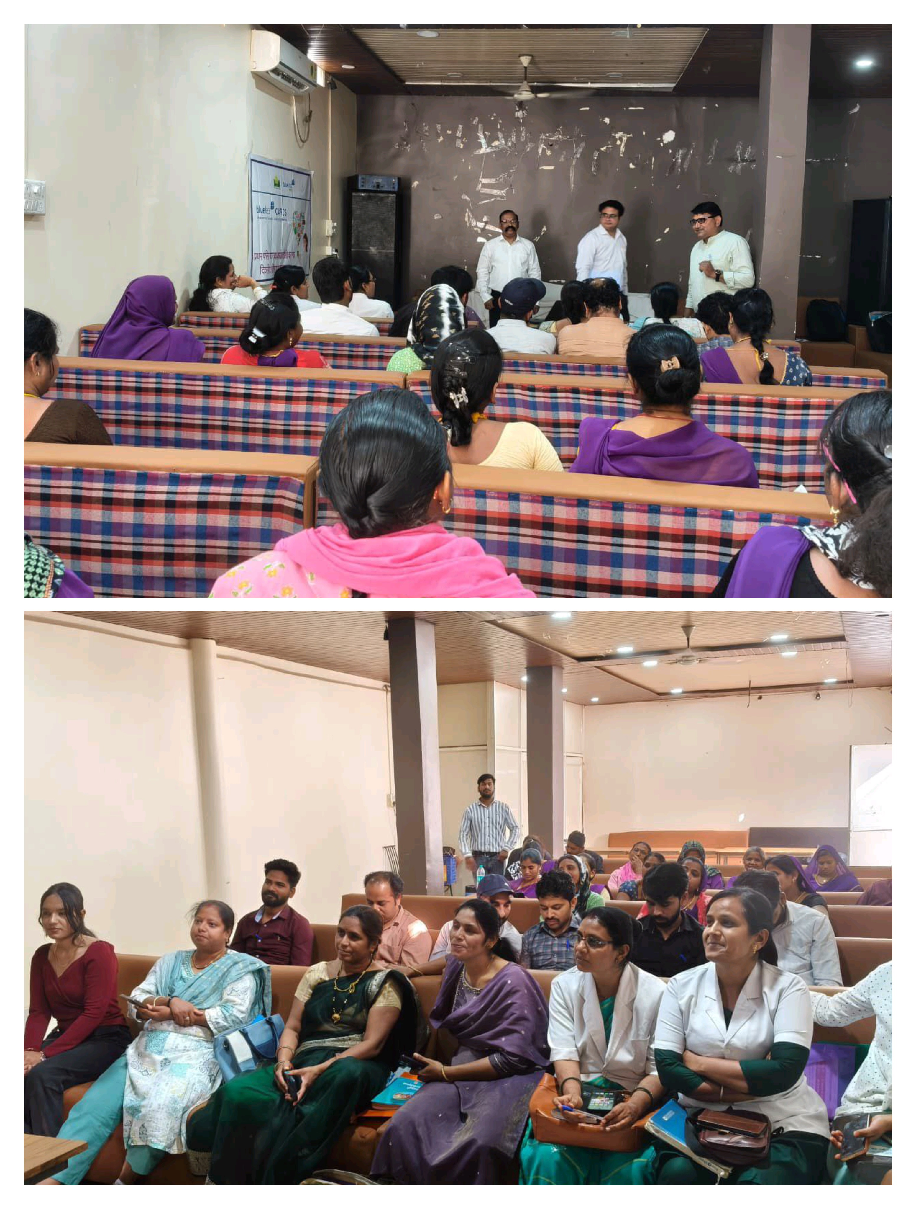 असंचारी रोग (एन.सी.डी.), एनीमिया व नियमित टीकाकरण दक्षता वर्धन हेतू प्रशिक्षण दिया गया।