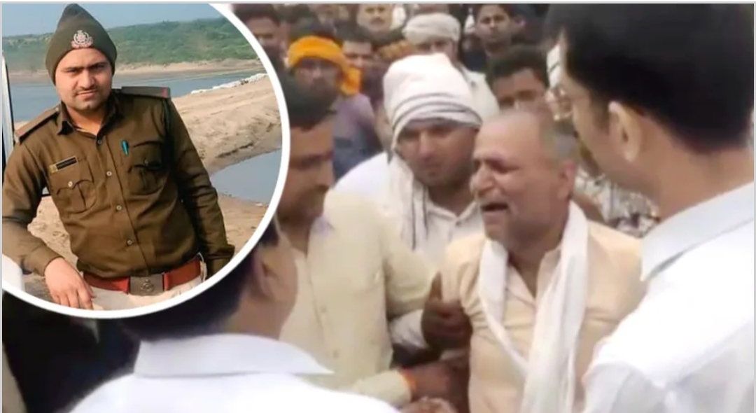 मुरैना में रेत माफिया ने कुचला जांबाज बेटा, अंतिम विदाई में फफक पड़े पिता, कलेक्टर ने लगाया गले.....