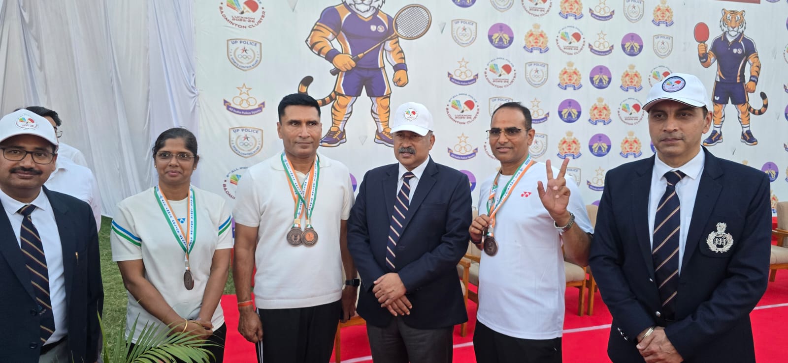 ऑल इंडिया पुलिस बैडमिंटन चैंपियनशिप में यूपी पुलिस का परचम, डीजीपी और खेल सचिव ने किया सम्मानित