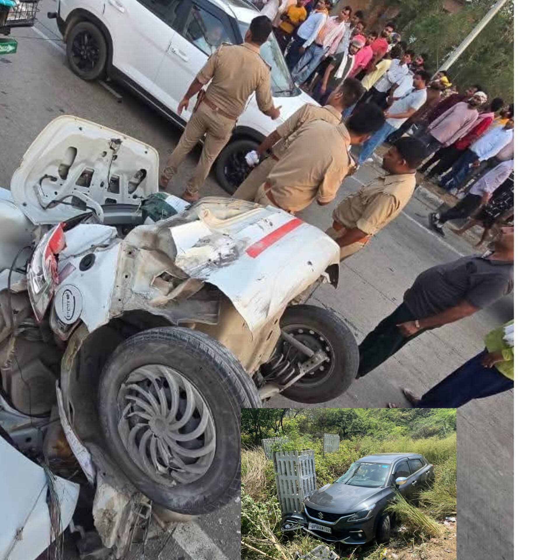 प्रयागराज-वाराणसी हाईवे पर दर्दनाक हादसा, भदोही के युवक समेत तीन की मौत
