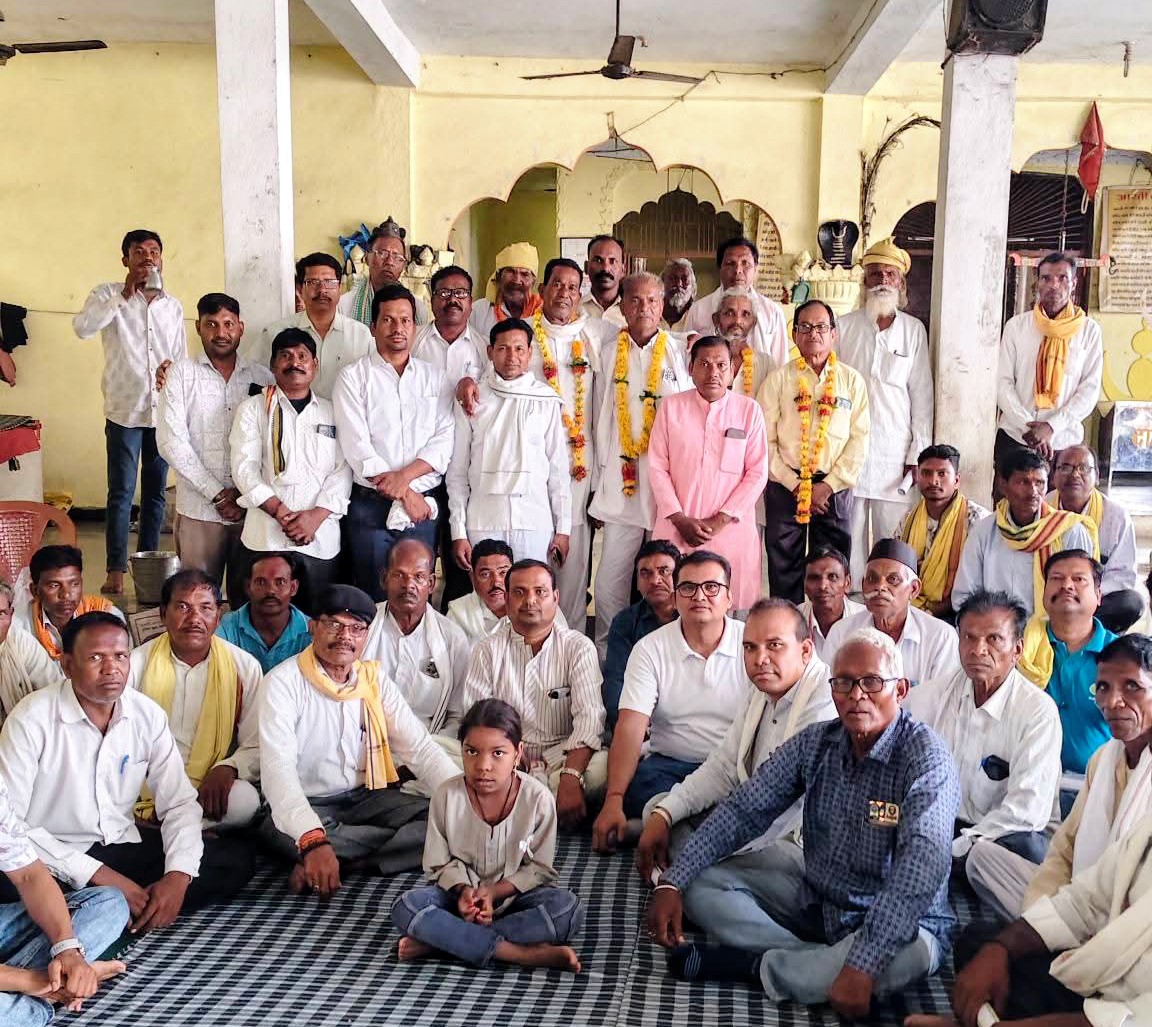 नर्मदा क्षेत्रीय गोंड समाज धर्मशाला नेमावर की नई समिति का गठन, सुरेश ईवने (लहकी) बने अध्यक्ष...