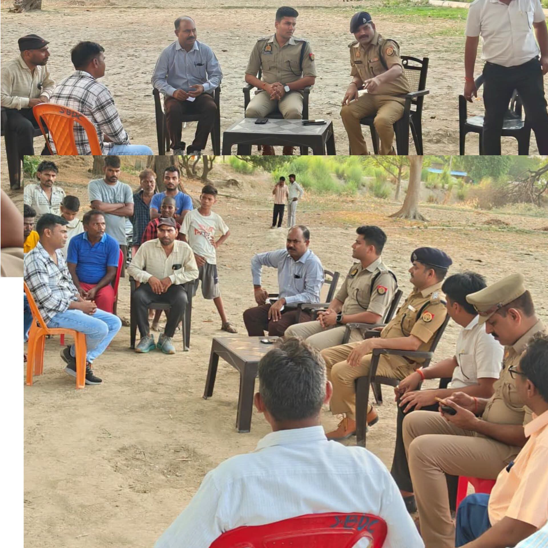 भदोही मे मोहर्रम को लेकर खरगपुर में एएसपी ने की पीस कमेटी की बैठक 
