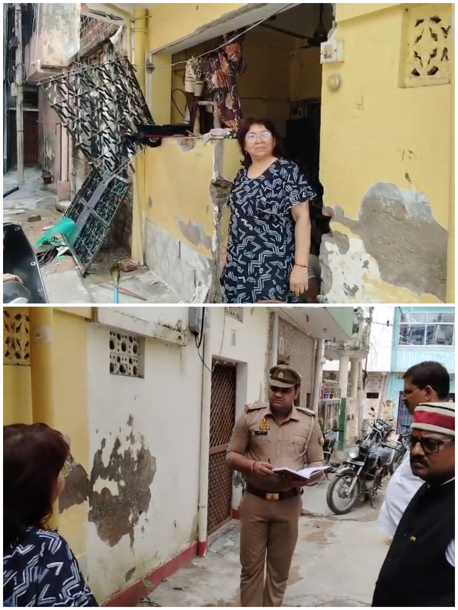 खाना बनाते समय हुआ सिलेंडर विस्फोट हादसे में महिला गंभीर रूप झुलसीं 