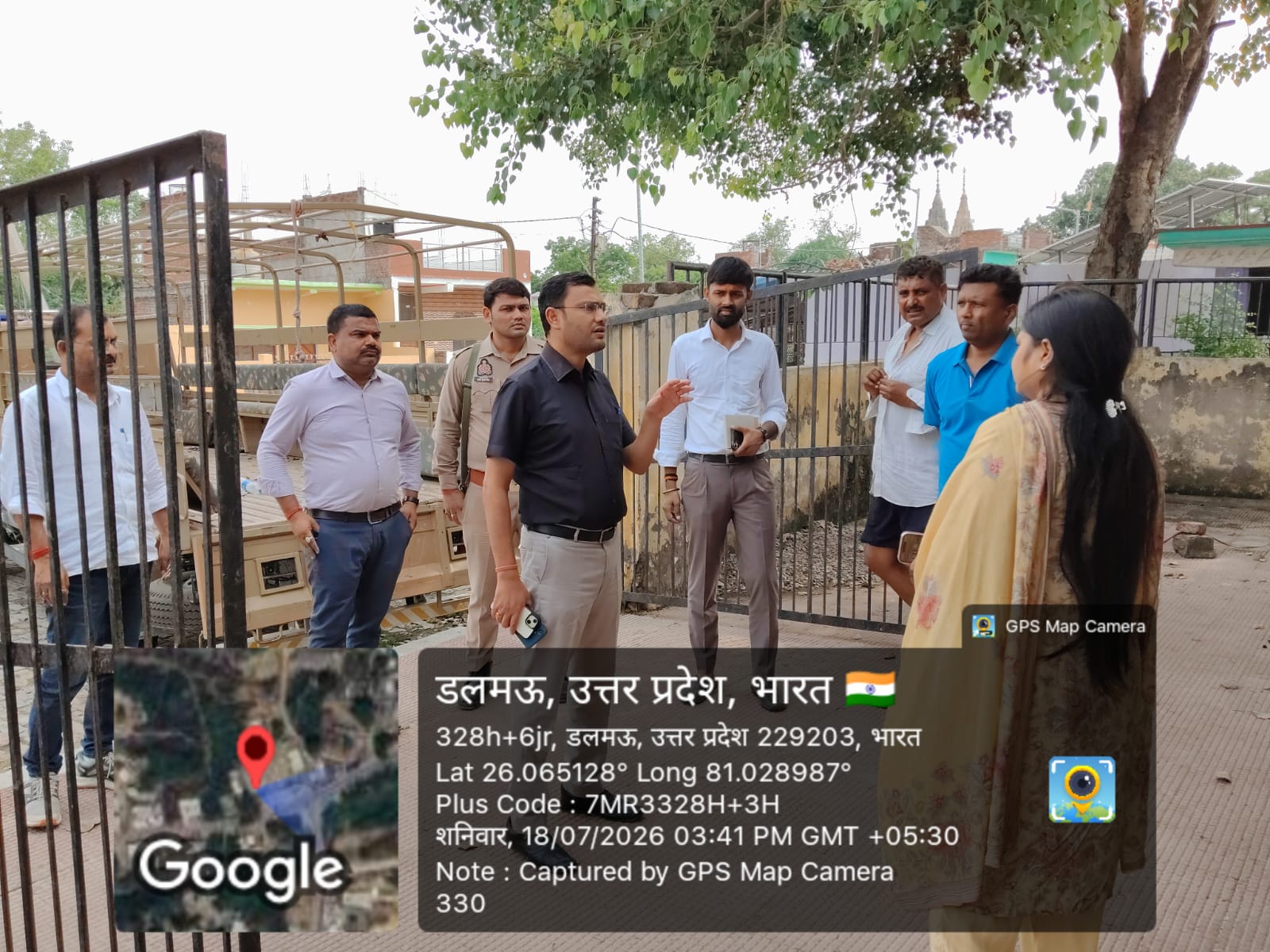 एडीएम ने बाढ़ प्रभावित क्षेत्रों का किया स्थलीय निरीक्षण 
