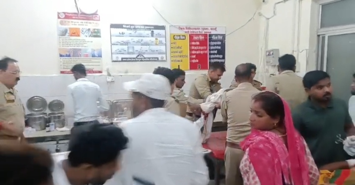 कादरचौक पुलिस की मुठभेड़ में दोहरे हत्याकांड का ₹25 हजार का इनामी बदमाश गिरफ्तार, दोनों पैरों में लगी गोली; एक सिपाही भी घायल ।
